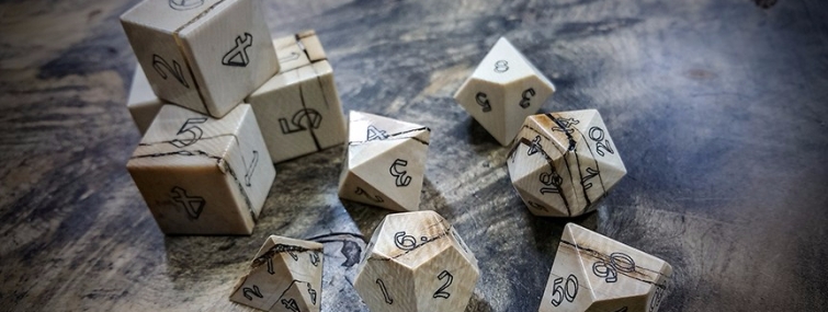Mammoth-Ivory-Polyhedral-Dice-Set